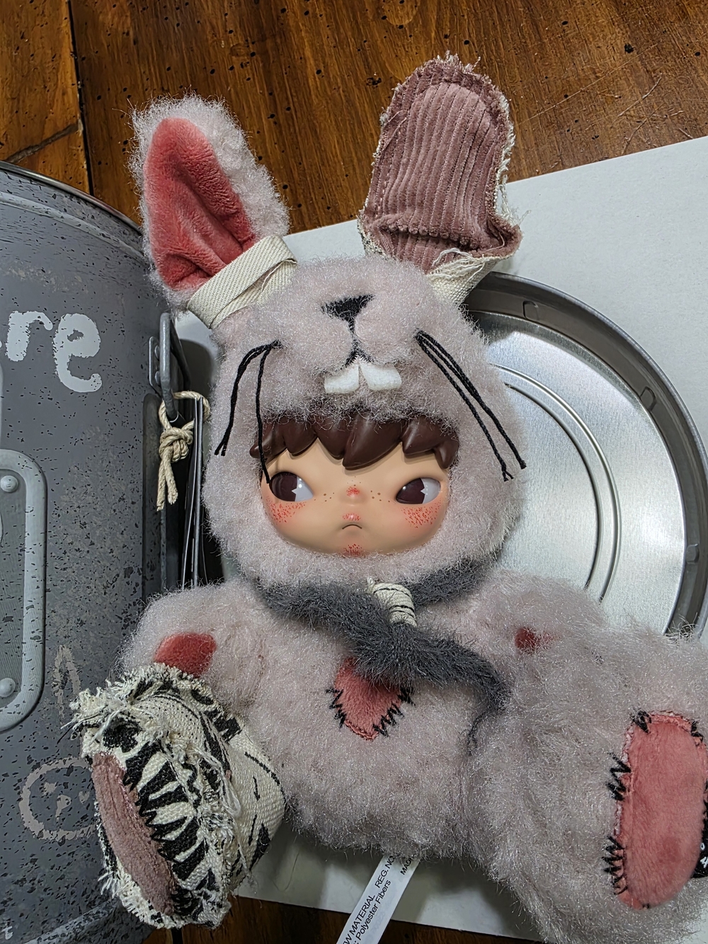Little Hare Plush Bunny Hooded Doll - Hirono Pop Mart